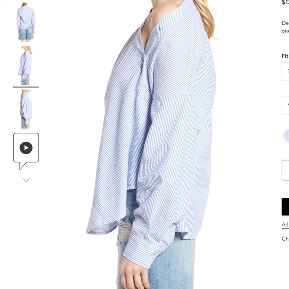 SOLD Habitual Large asymmetrical one shoulder top - Picture 3 of 8